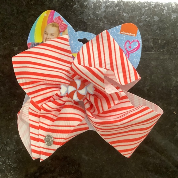 JoJo Siwa Set of 3 Clip-On 8 Inch Girl's Bows - Picture 5 of 6